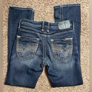 Salvage blue Jean